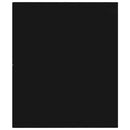 vidaXL fekete forgácslap könyv-/TV-szekrény 36 x 30 x 114 cm