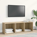 vidaXL sonoma tölgy színű forgácslap könyv-/TV-szekrény 36x30x114 cm