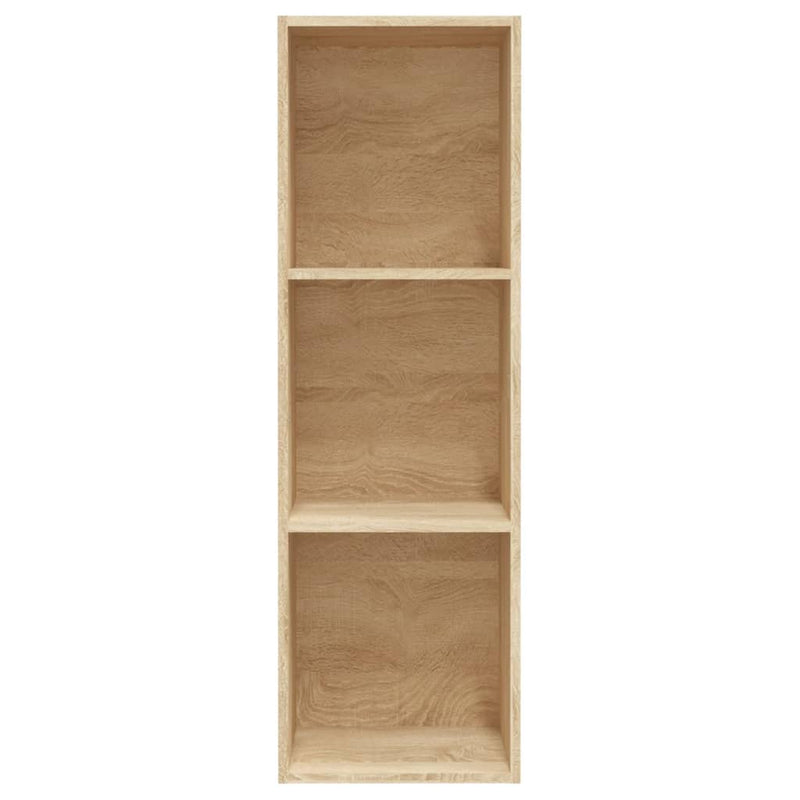 vidaXL sonoma tölgy színű forgácslap könyv-/TV-szekrény 36x30x114 cm