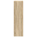 vidaXL sonoma tölgy színű forgácslap könyv-/TV-szekrény 36x30x114 cm