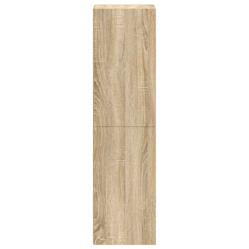 vidaXL sonoma tölgy színű forgácslap könyv-/TV-szekrény 36x30x114 cm