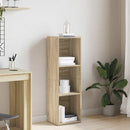 vidaXL sonoma tölgy színű forgácslap könyv-/TV-szekrény 36x30x114 cm