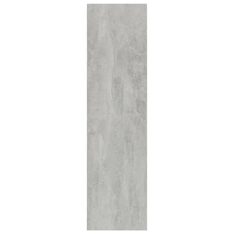 vidaXL betonszürke szerelt fa könyv-/TV-szekrény 36 x 30 x 114 cm