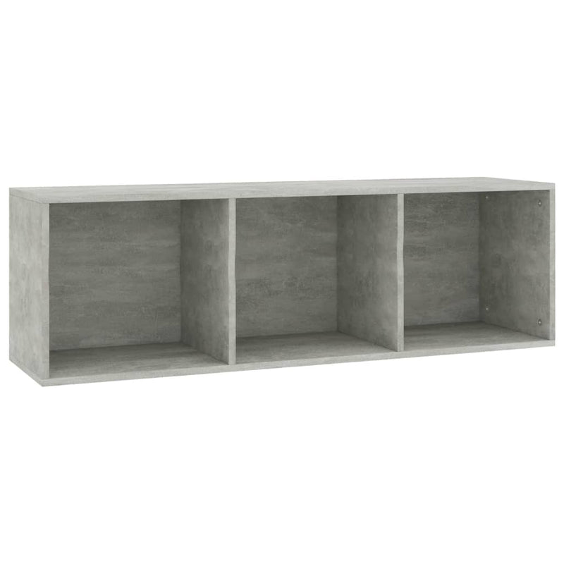 vidaXL betonszürke szerelt fa könyv-/TV-szekrény 36 x 30 x 114 cm