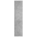vidaXL betonszürke szerelt fa könyv-/tálalószekrény 66 x 30 x 130 cm