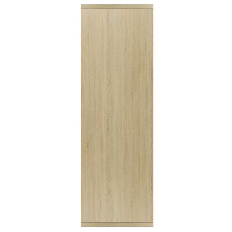 vidaXL sonoma tölgy-színű szerelt fa könyv-/tálalószekrény 50x25x80 cm