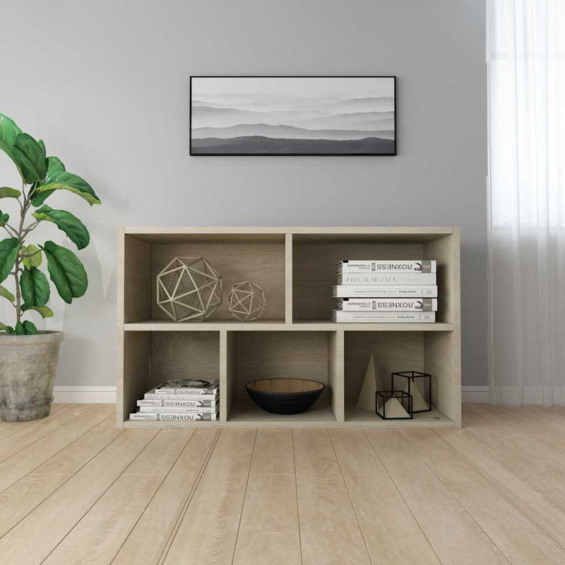 vidaXL sonoma tölgy-színű szerelt fa könyv-/tálalószekrény 50x25x80 cm