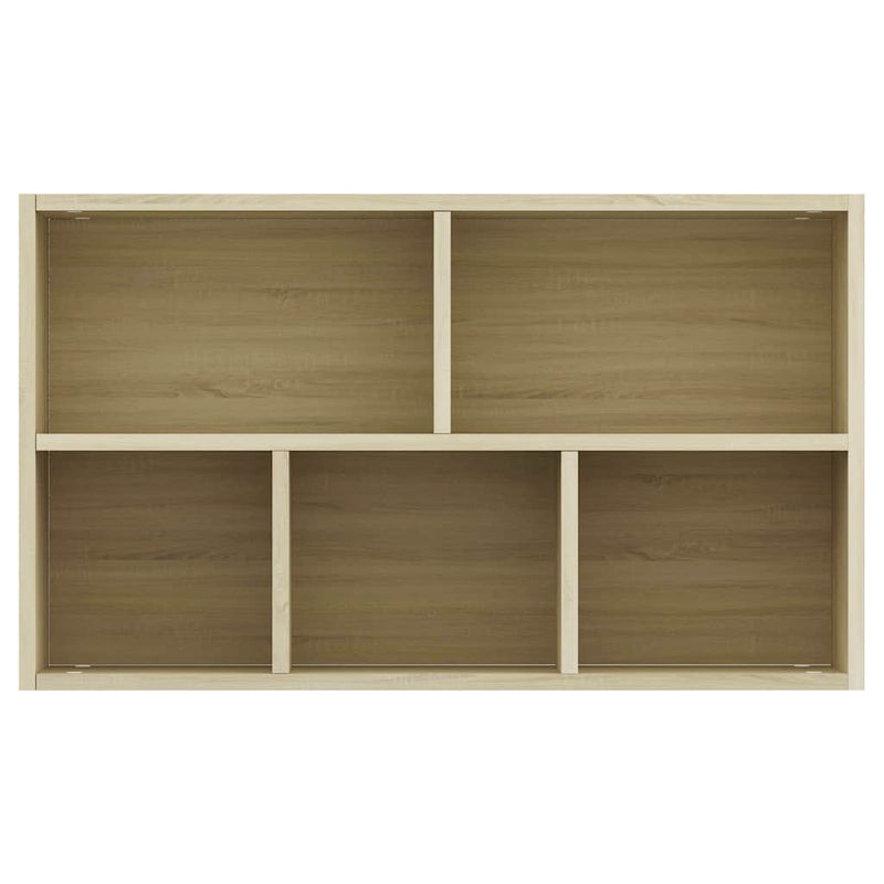 vidaXL sonoma tölgy-színű szerelt fa könyv-/tálalószekrény 50x25x80 cm