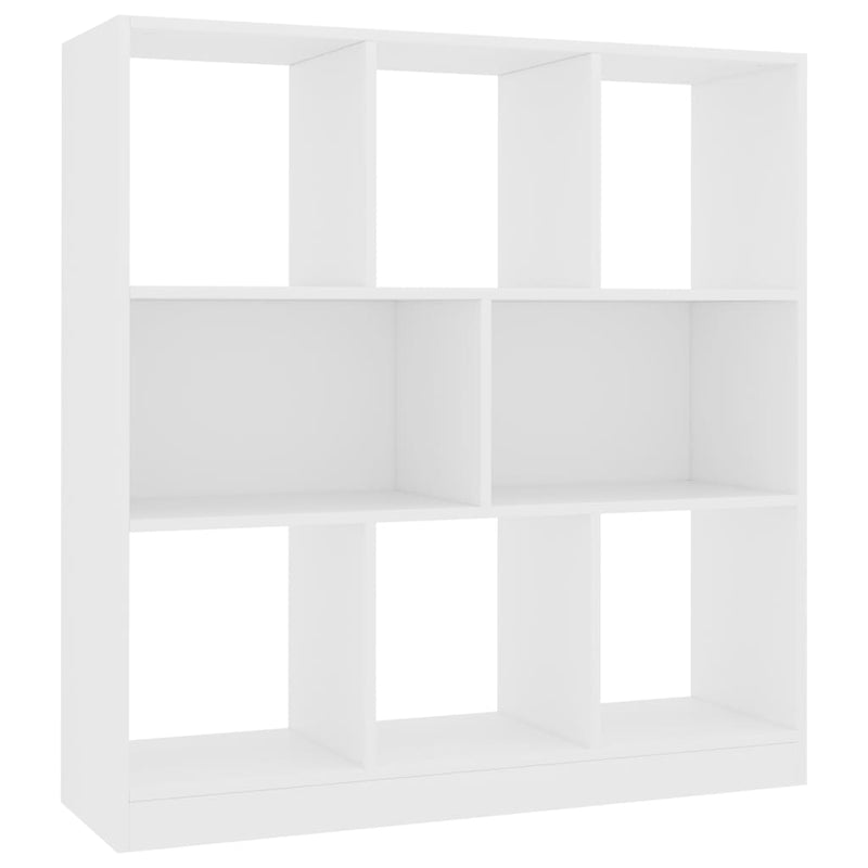 vidaXL fehér szerelt fa könyvszekrény 97,5 x 29,5 x 100 cm