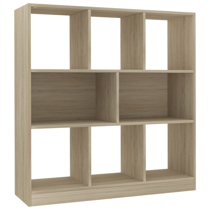 vidaXL sonoma tölgy színű szerelt fa könyvszekrény 97,5x29,5x100 cm