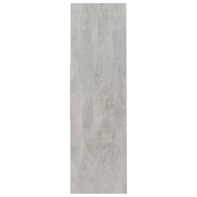 vidaXL betonszürke szerelt fa könyvszekrény 97,5 x 29,5 x 100 cm