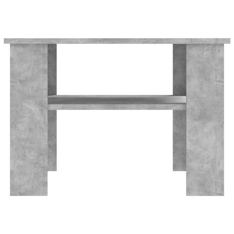 vidaXL betonszürke szerelt fa dohányzóasztal 60 x 60 x 42 cm