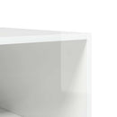 vidaXL magasfényű fehér szerelt fa ruhásszekrény 100 x 50 x 200 cm