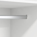 vidaXL fehér szerelt fa ruhásszekrény 50 x 50 x 200 cm