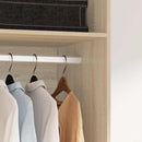 vidaXL tölgy színű szerelt fa ruhásszekrény 50 x 50 x 200 cm