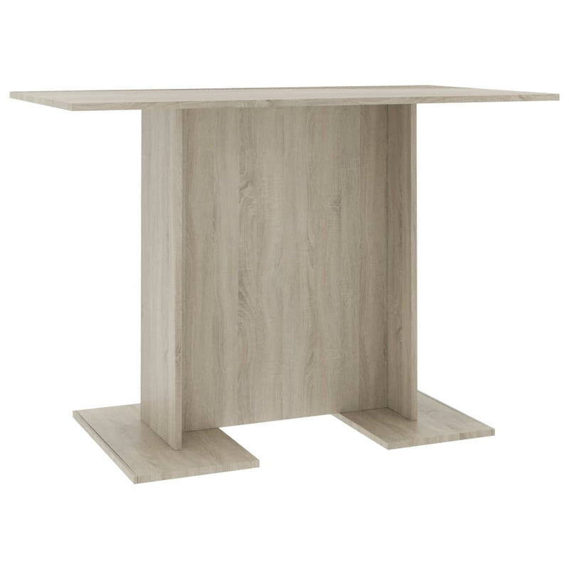 vidaXL sonoma tölgy színű szerelt fa étkezőasztal 110 x 60 x 75 cm