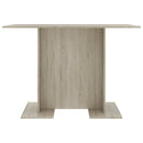 vidaXL sonoma tölgy színű szerelt fa étkezőasztal 110 x 60 x 75 cm