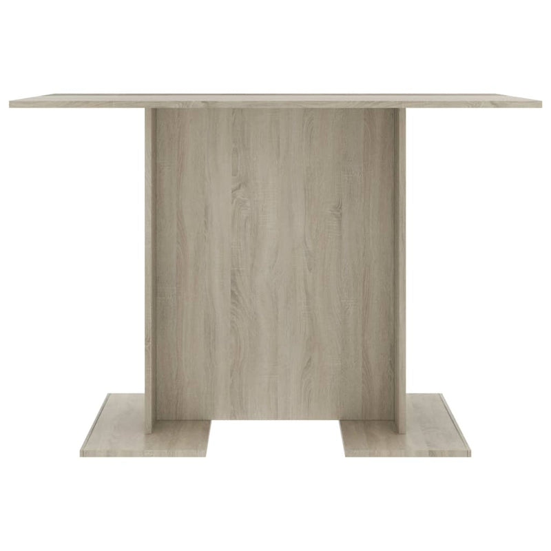 vidaXL sonoma tölgy színű szerelt fa étkezőasztal 110 x 60 x 75 cm