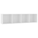 vidaXL fehér könyv-/TV-szekrény 143 x 30 x 36 cm