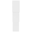 vidaXL fehér kocka alakú szerelt fa fali polcok 68x15x68 cm