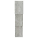 vidaXL betonszürke kocka alakú szerelt fa fali polcok 68x15x68 cm