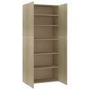 vidaXL sonoma tölgy színű szerelt fa cipőszekrény 80 x 35,5 x 180 cm