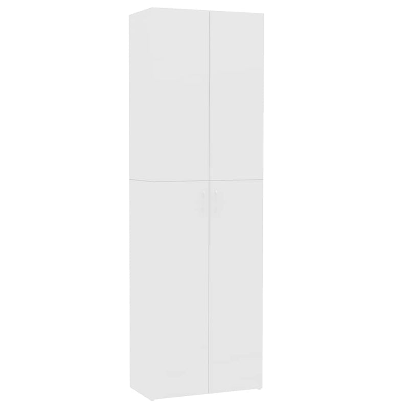 vidaXL fehér szerelt fa irodaszekrény 60 x 32 x 190 cm