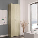 vidaXL sonoma tölgy színű szerelt fa irodaszekrény 60 x 32 x 190 cm