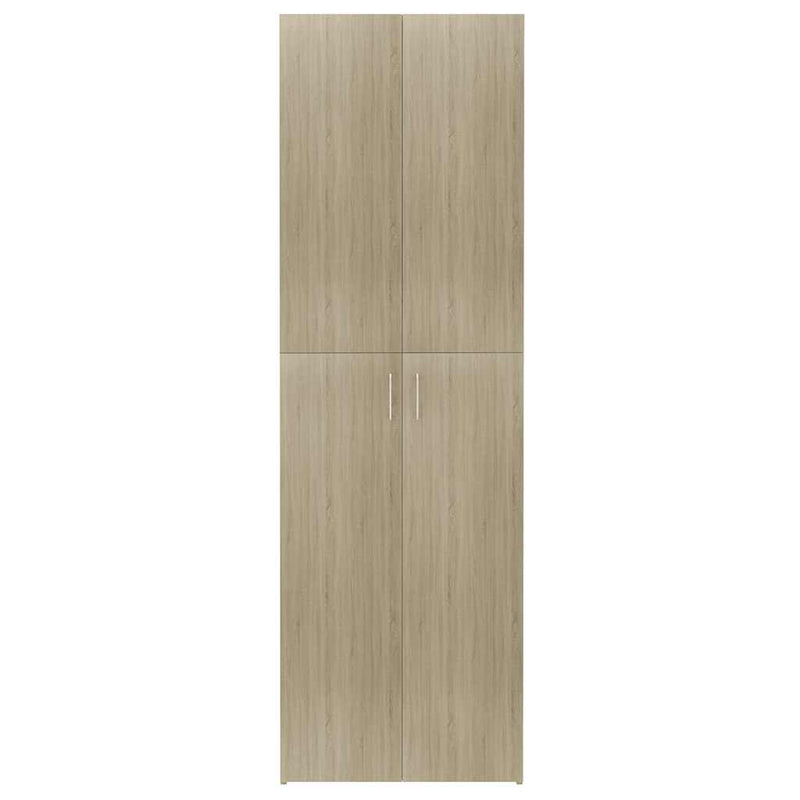 vidaXL sonoma tölgy színű szerelt fa irodaszekrény 60 x 32 x 190 cm