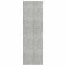 vidaXL betonszürke szerelt fa irodaszekrény 60 x 32 x 190 cm