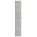 vidaXL betonszürke szerelt fa irodaszekrény 60 x 32 x 190 cm