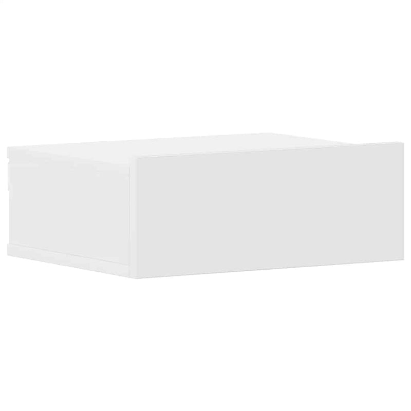 vidaXL fehér szerelt fa függő éjjeliszekrény 40 x 30 x 15 cm