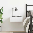 vidaXL fehér szerelt fa függő éjjeliszekrény 40 x 30 x 15 cm