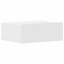 vidaXL 2 db fehér szerelt fa függő éjjeliszekrény 40 x 30 x 15 cm