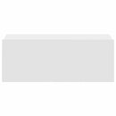 vidaXL 2 db fehér szerelt fa függő éjjeliszekrény 40 x 30 x 15 cm