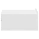 vidaXL 2 db fehér szerelt fa függő éjjeliszekrény 40 x 30 x 15 cm