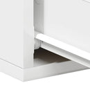 vidaXL 2 db fehér szerelt fa függő éjjeliszekrény 40 x 30 x 15 cm