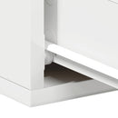 vidaXL 2 db fehér szerelt fa függő éjjeliszekrény 40 x 30 x 15 cm