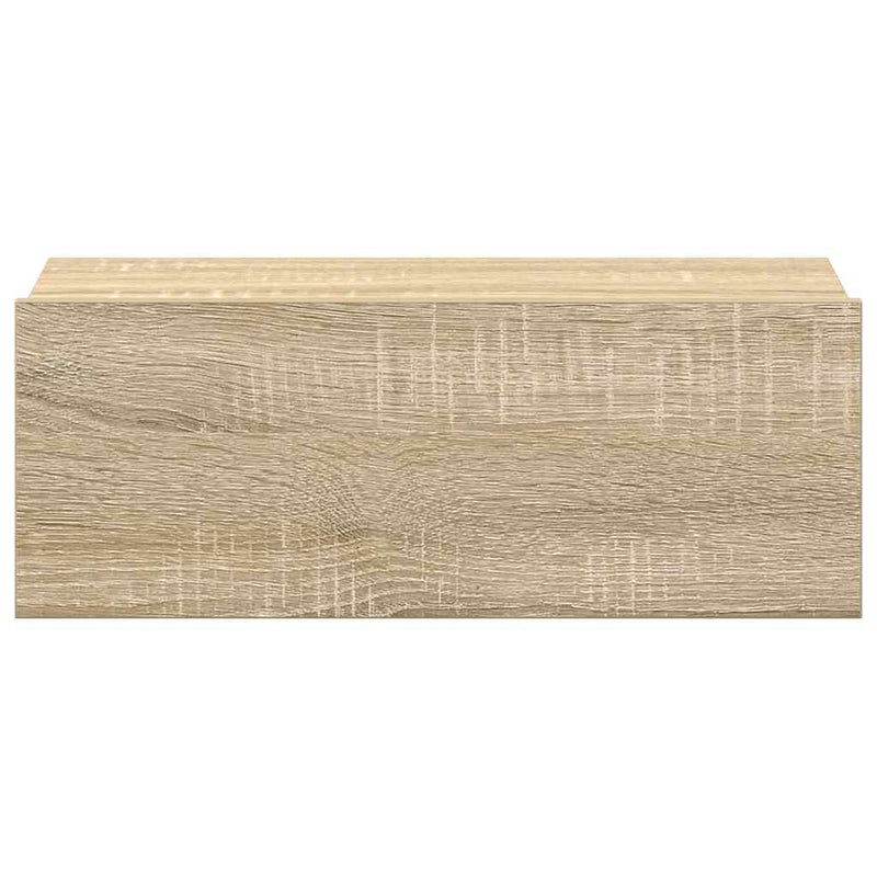 vidaXL sonoma tölgy színű szerelt fa függő éjjeliszekrény 40x30x15 cm
