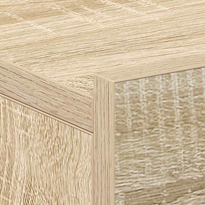 vidaXL 2 db sonoma tölgy szerelt fa függő éjjeliszekrény 40x30x15 cm