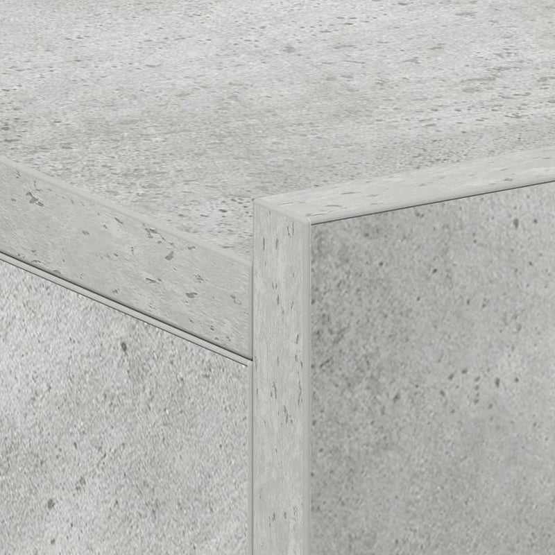 vidaXL betonszürke szerelt fa függő éjjeliszekrény 40 x 30 x 15 cm