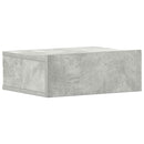 vidaXL 2 db betonszürke szerelt fa függő éjjeliszekrény 40x30x15 cm