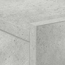 vidaXL 2 db betonszürke szerelt fa függő éjjeliszekrény 40x30x15 cm