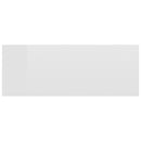 vidaXL 2 db magasfényű fehér szerelt fa függő éjjeliszekrény 40x30x15