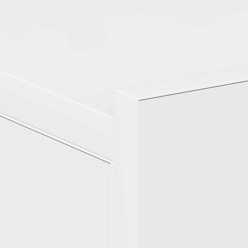 vidaXL 2 db magasfényű fehér szerelt fa függő éjjeliszekrény 40x30x15