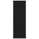 vidaXL fekete szerelt fa fali polc 104 x 20 x 58,5 cm