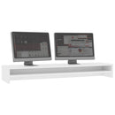 vidaXL fehér szerelt fa monitorállvány 100 x 24 x 13 cm