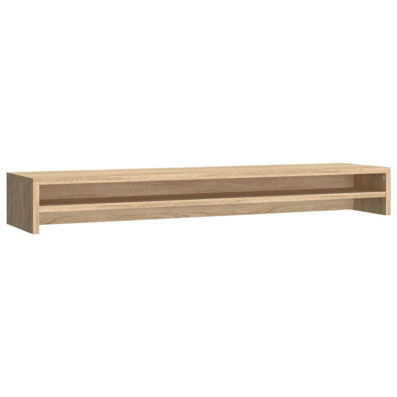 vidaXL sonoma tölgy színű szerelt fa monitorállvány 100 x 24 x 13 cm