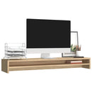 vidaXL sonoma tölgy színű szerelt fa monitorállvány 100 x 24 x 13 cm