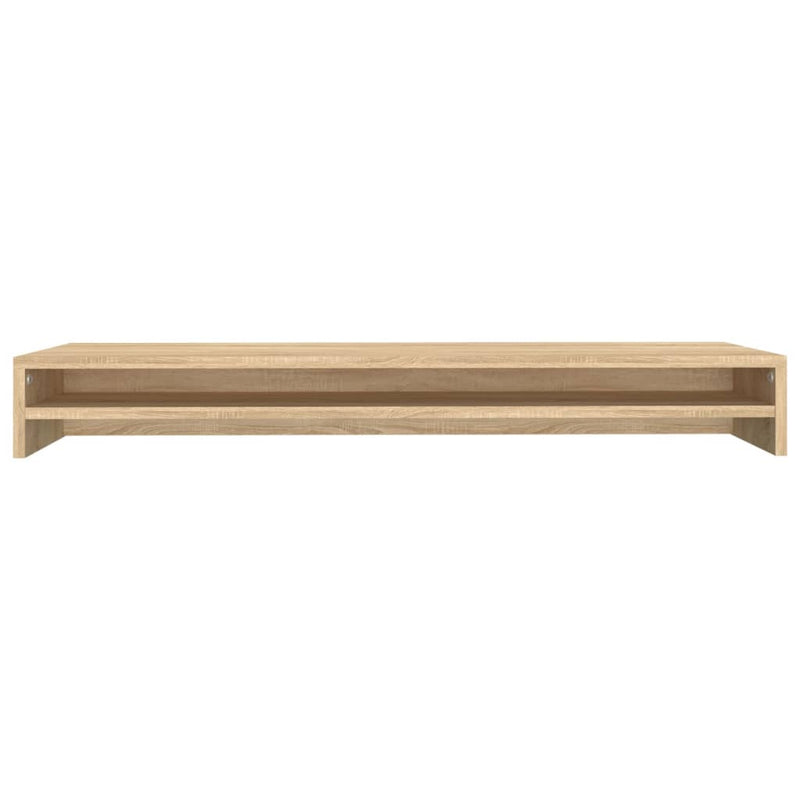 vidaXL sonoma tölgy színű szerelt fa monitorállvány 100 x 24 x 13 cm